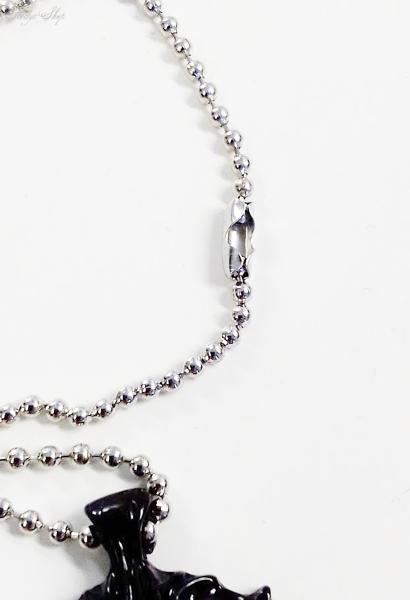 Kugelhalskette Pentagramm mit Ziegenkopf